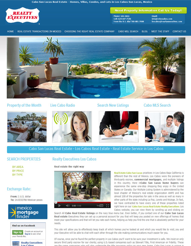 Cabo San Lucas Real Estate - Realty Executives